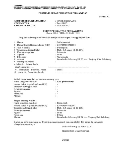 FAQ Surat Pengantar