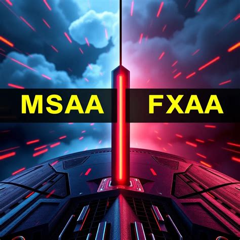 FXAA vs MSAA comparison