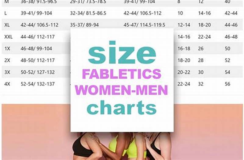 Fabletics Sizing Chart