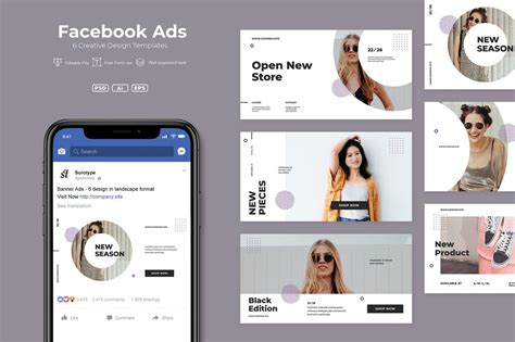 Facebook Ad Psd Template