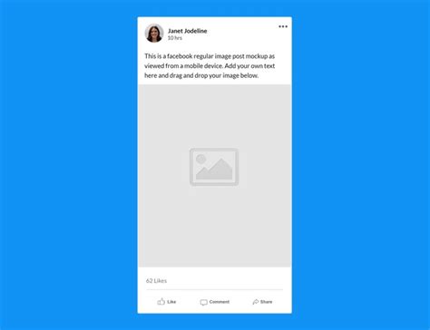 Facebook Post Template Generator