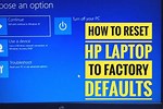 Factory Reset HP Laptop Windows 7