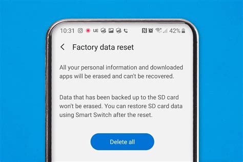 Factory Reset Your Phone