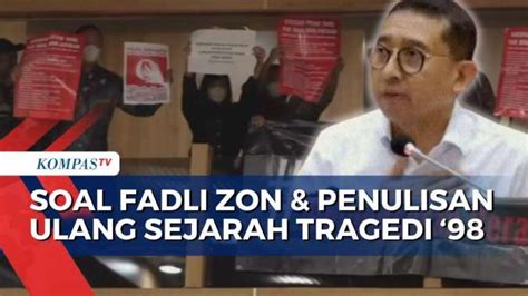 Fadli Zon Tragedi 98