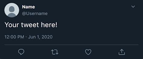 Fake Twitter Template