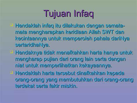 Fakta tentang Infaq