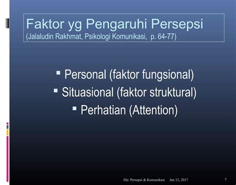 Faktor Persepsi Ugly