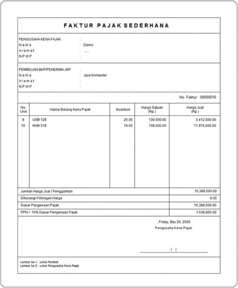 Faktur Pajak