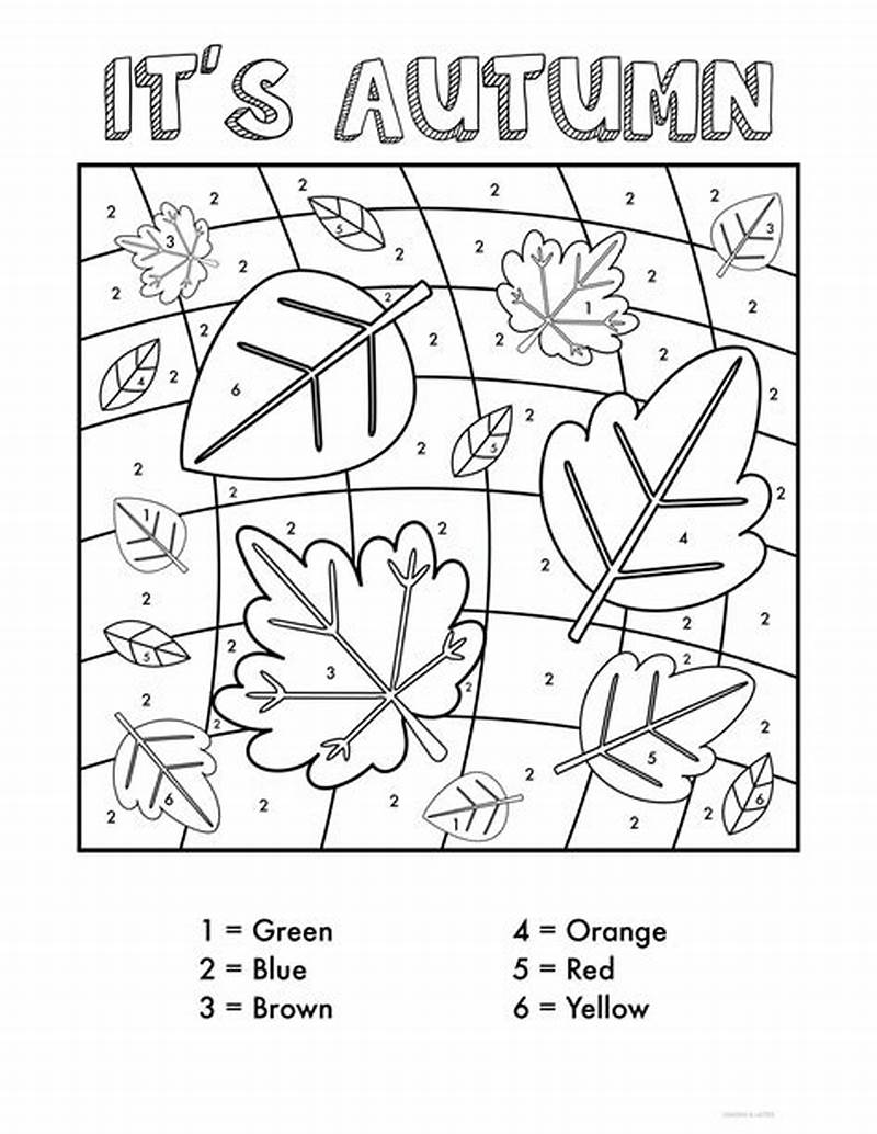 Fall Color Printables