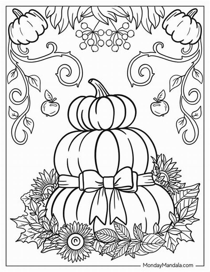Fall Coloring Pictures To Print