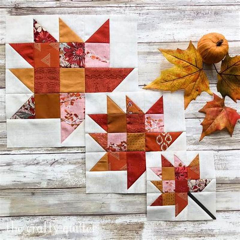 Fall Leaf Quilt Pattern