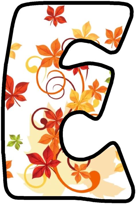 Fall Letters Printable