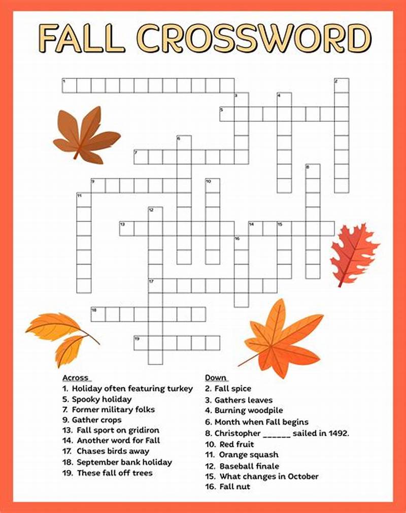 Fall Printable Activity