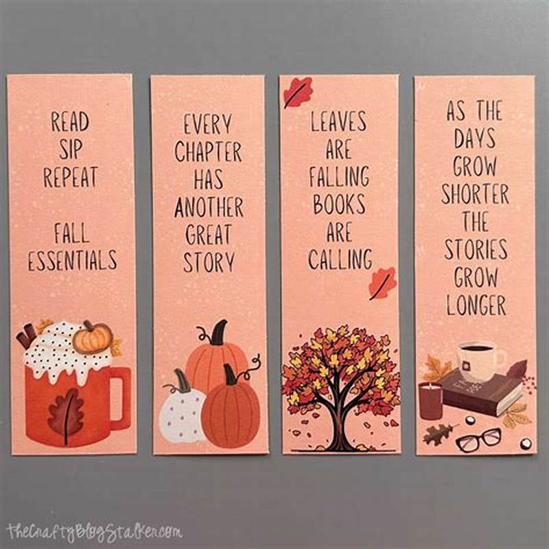Fall Printable Bookmarks