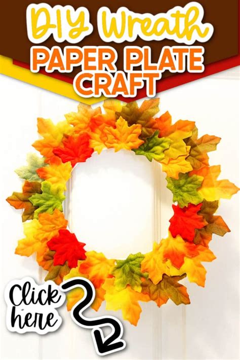 Fall Printables Crafts Wreath Paper Plate Homeechool