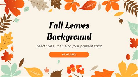 Fall Slides Template