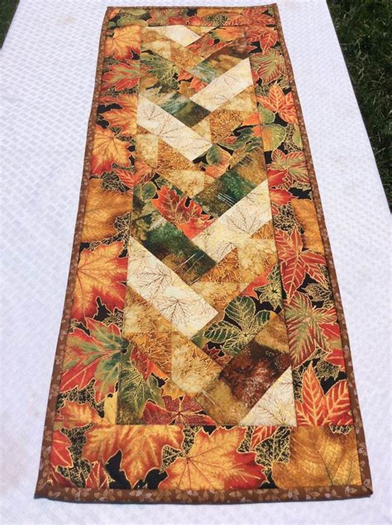Fall Table Runner Quilt Pattern