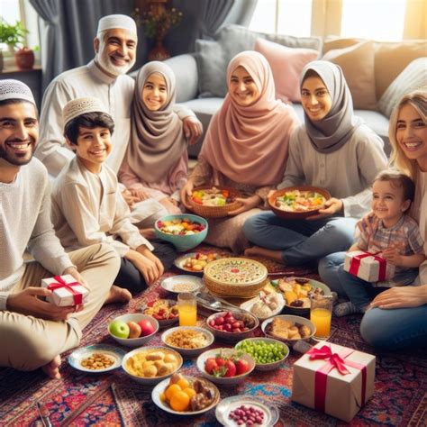 Family Celebrating Eid
