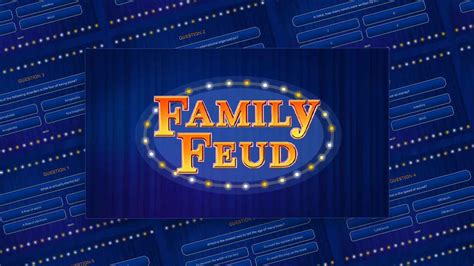 Family Feud Google Slide Template
