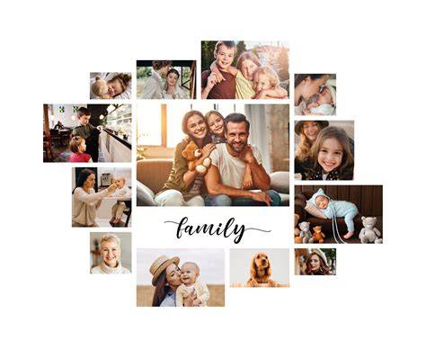 Family Photo Collage Template