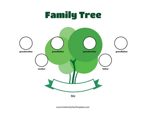 Family Tree 3 Generations Template