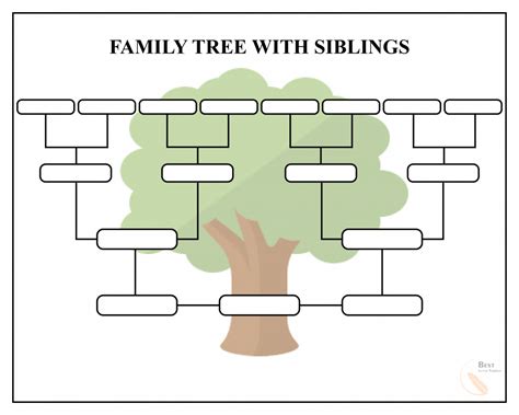Family Tree Template With Siblings