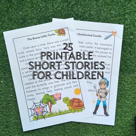 Famous Kids Stories And Free Printable Props