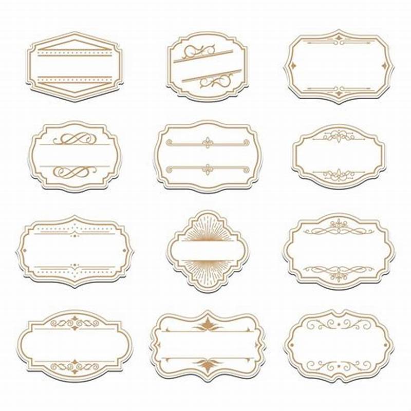 Fancy Printable Labels