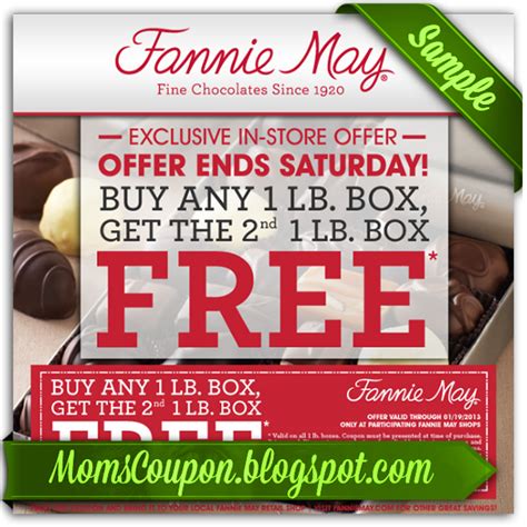 Fannie May Coupons Printable
