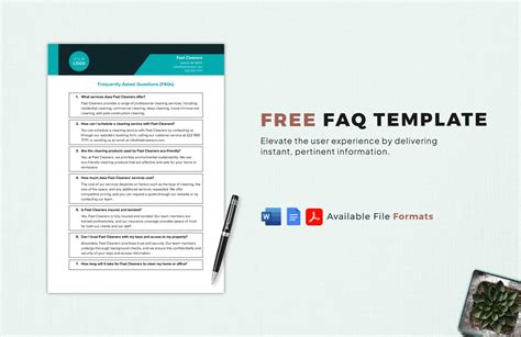 Faq Word Template
