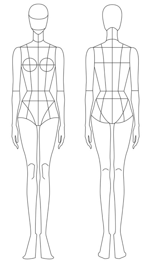 Fashion Design Body Template