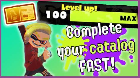 Fastest Way To Raise Catalog Level Splatoon 3