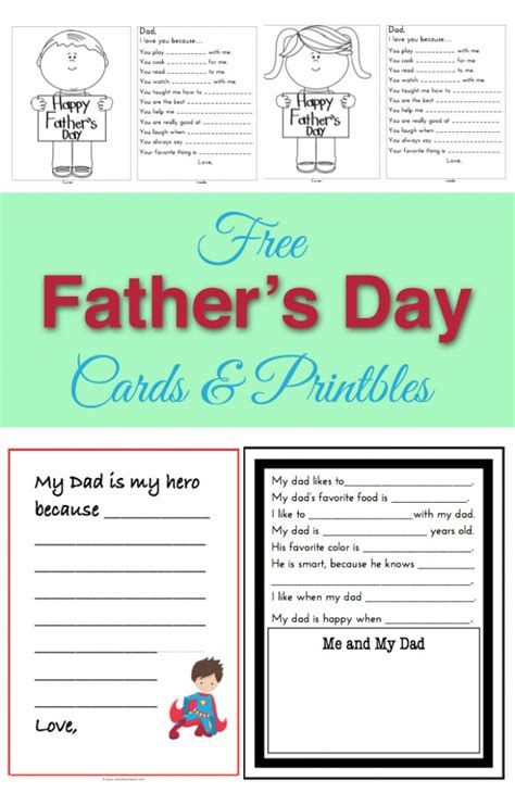 Fathers Day Templates Free