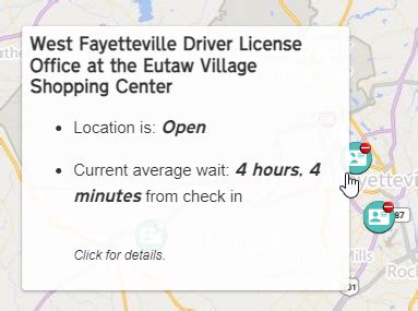 Fayetteville DMV Wait time