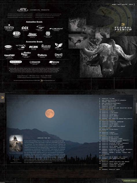 Federal Premium Catalog