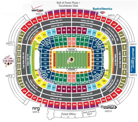 Fedex Field Seating Chart View