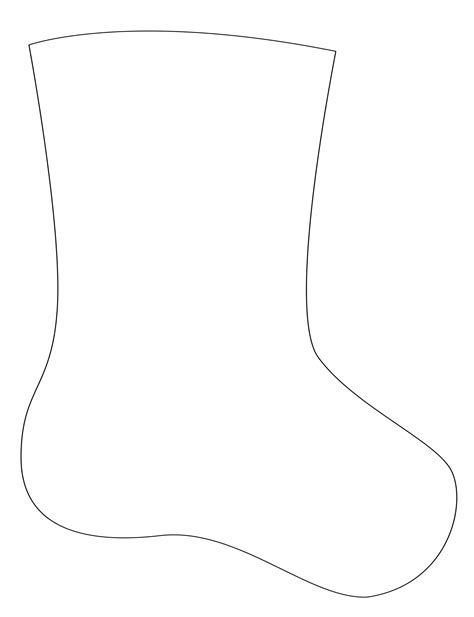 Felt Stocking Template