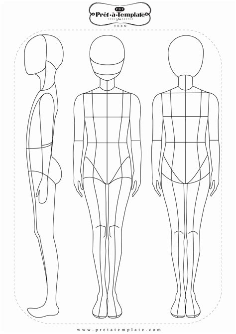 Female Template Drawing