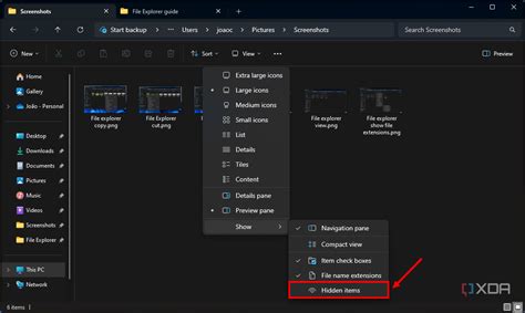 File Explorer Options - View Tab