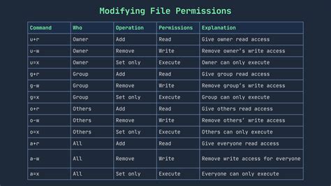 File Permissions CHMOD