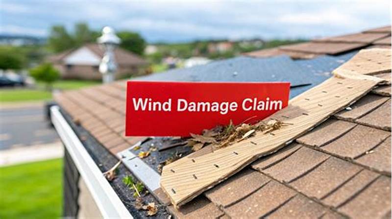 Filing Insurance Claim For Wind Damage