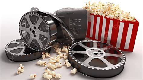 Film Reel and Popcorn