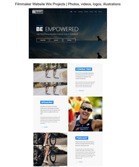 Filmmaker Website Template