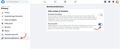 Filtering for Likes and Reactions