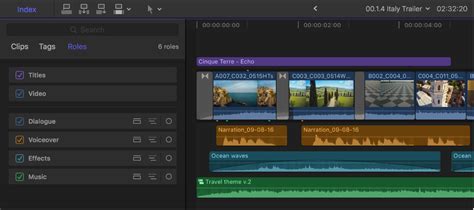 Timeline Final Cut Pro