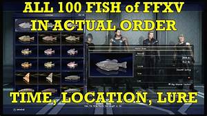 Final Fantasy 15 Fishing Lures