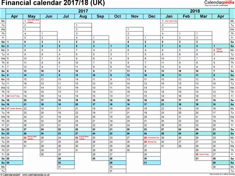 Financial Calendar Template