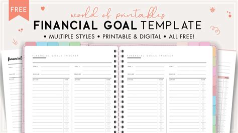 Financial Goals Template