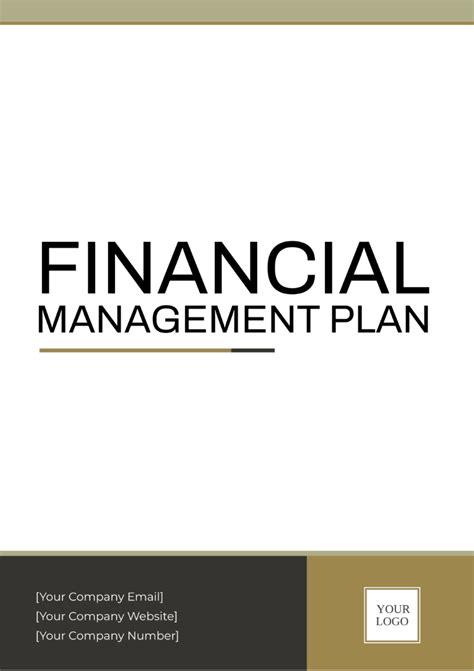 Financial Management Plan Template