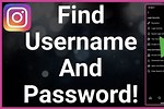 Find My Username and Password